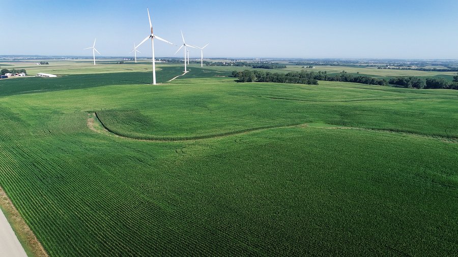 LAND AND WIND RIGHTS AUCTION - 337+/- ACRES IN 4 TRACTS IN BUREAU COUNTY, ILLINOIS